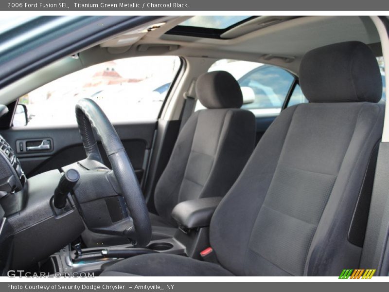 Titanium Green Metallic / Charcoal Black 2006 Ford Fusion SEL