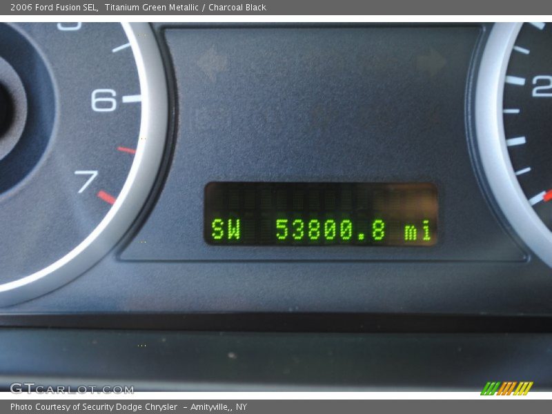 Titanium Green Metallic / Charcoal Black 2006 Ford Fusion SEL