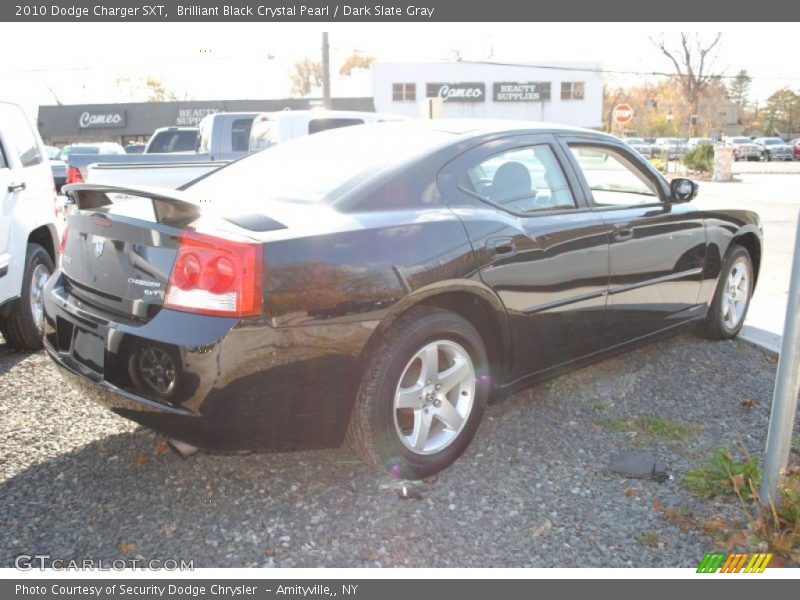 Brilliant Black Crystal Pearl / Dark Slate Gray 2010 Dodge Charger SXT