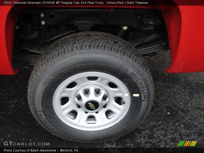  2012 Silverado 3500HD WT Regular Cab 4x4 Plow Truck Wheel