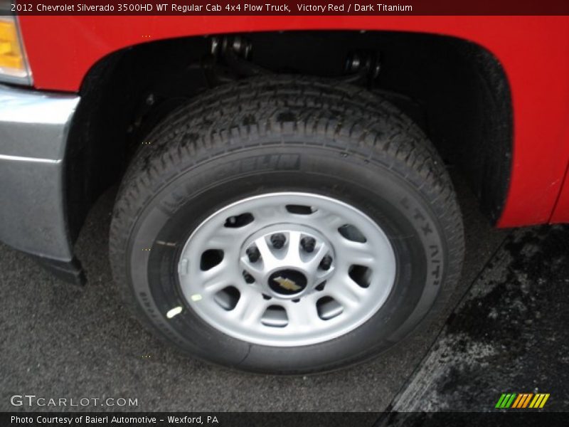  2012 Silverado 3500HD WT Regular Cab 4x4 Plow Truck Wheel
