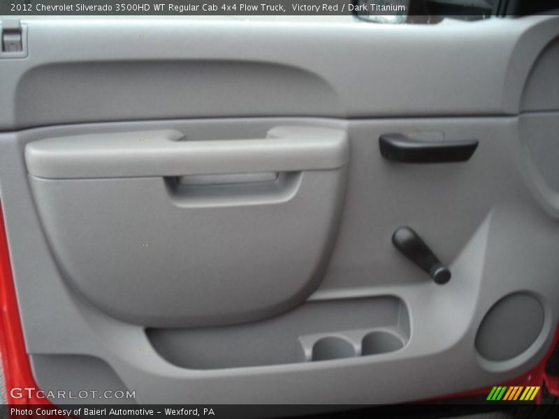 Door Panel of 2012 Silverado 3500HD WT Regular Cab 4x4 Plow Truck