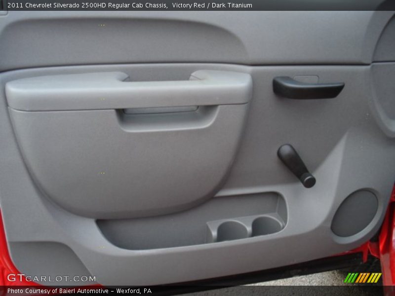 Victory Red / Dark Titanium 2011 Chevrolet Silverado 2500HD Regular Cab Chassis