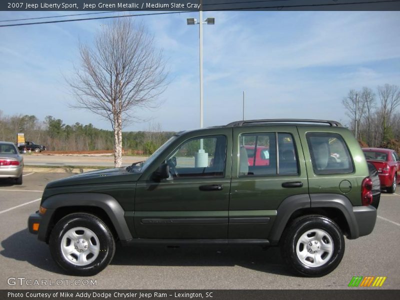 Jeep Green Metallic / Medium Slate Gray 2007 Jeep Liberty Sport