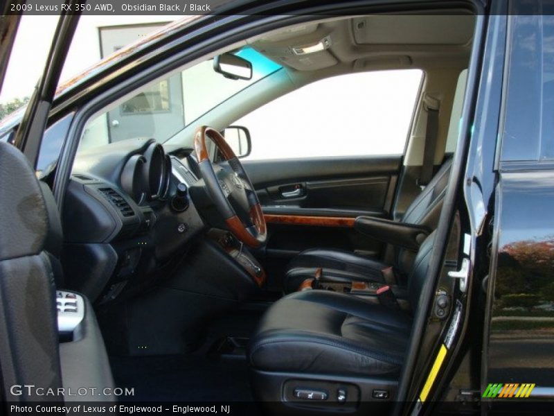 Obsidian Black / Black 2009 Lexus RX 350 AWD