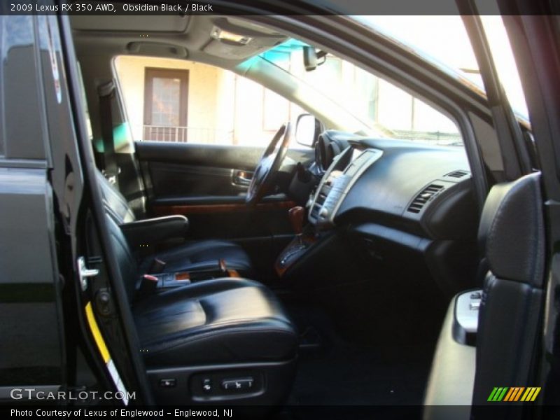 Obsidian Black / Black 2009 Lexus RX 350 AWD