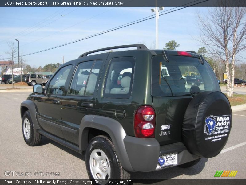 Jeep Green Metallic / Medium Slate Gray 2007 Jeep Liberty Sport
