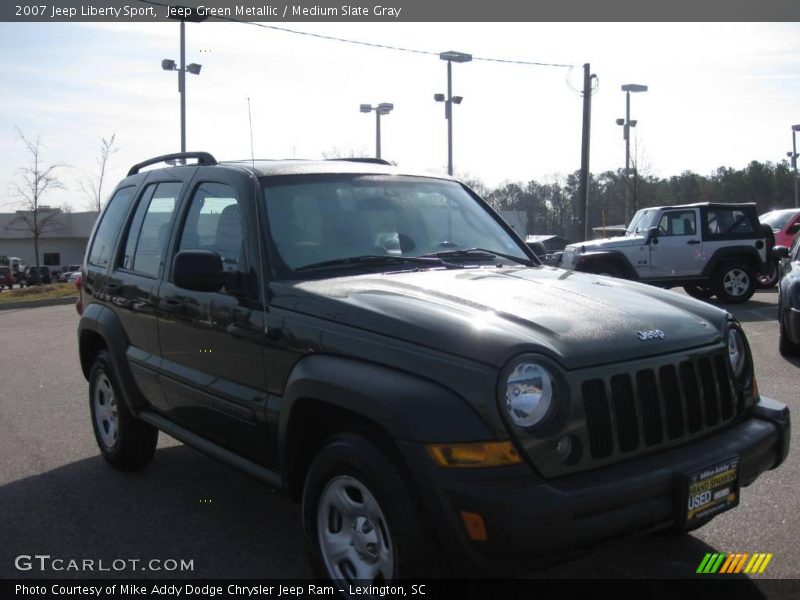 Jeep Green Metallic / Medium Slate Gray 2007 Jeep Liberty Sport