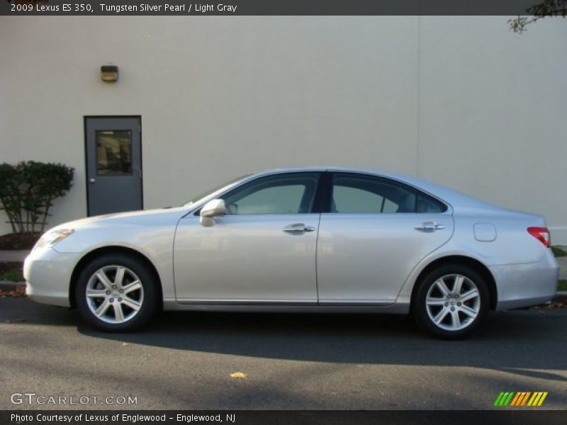 Tungsten Silver Pearl / Light Gray 2009 Lexus ES 350