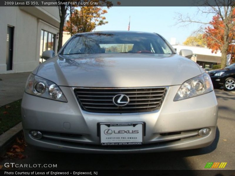 Tungsten Silver Pearl / Light Gray 2009 Lexus ES 350