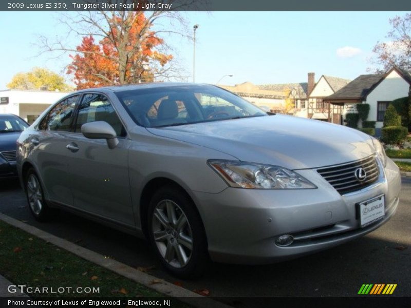 Tungsten Silver Pearl / Light Gray 2009 Lexus ES 350