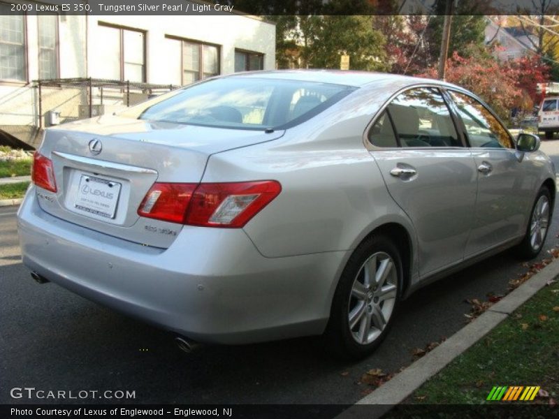 Tungsten Silver Pearl / Light Gray 2009 Lexus ES 350