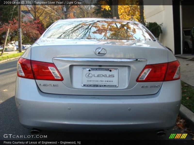 Tungsten Silver Pearl / Light Gray 2009 Lexus ES 350