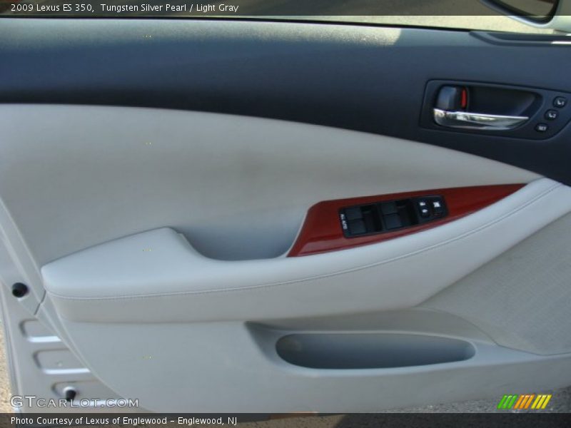 Tungsten Silver Pearl / Light Gray 2009 Lexus ES 350