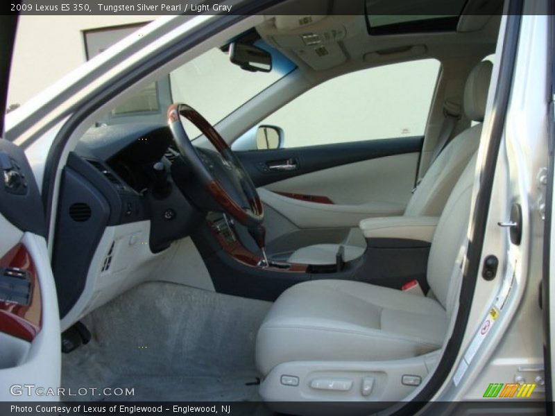 Tungsten Silver Pearl / Light Gray 2009 Lexus ES 350