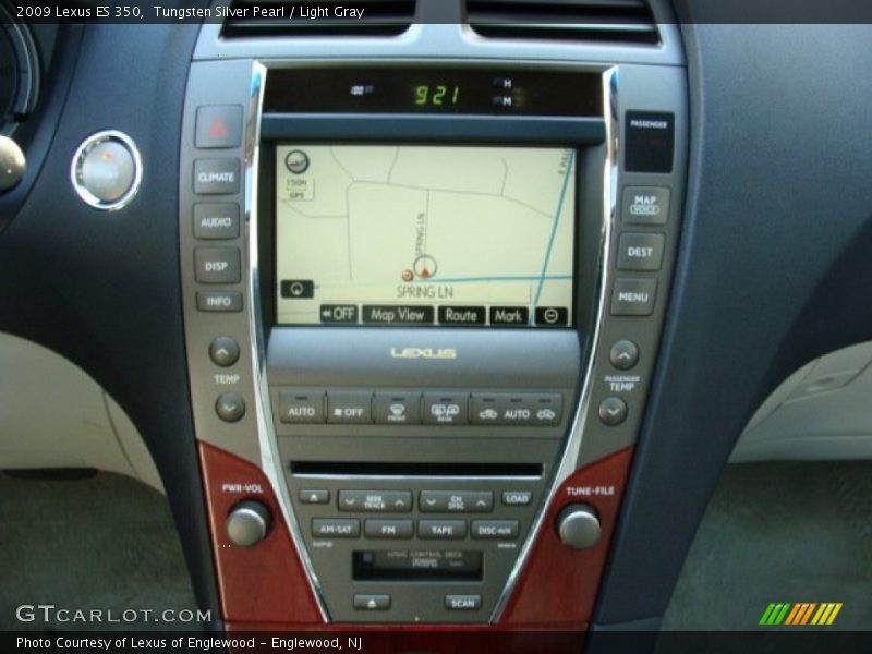 Tungsten Silver Pearl / Light Gray 2009 Lexus ES 350