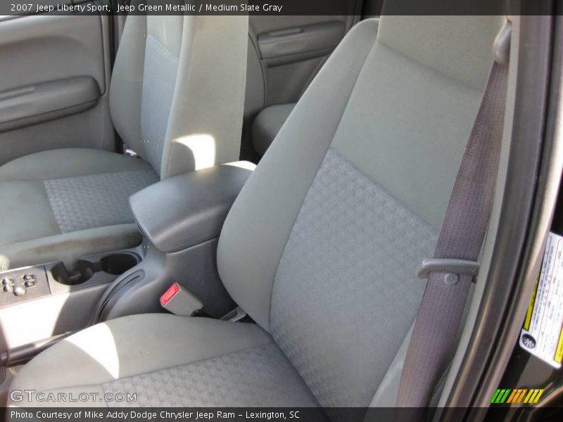 Jeep Green Metallic / Medium Slate Gray 2007 Jeep Liberty Sport