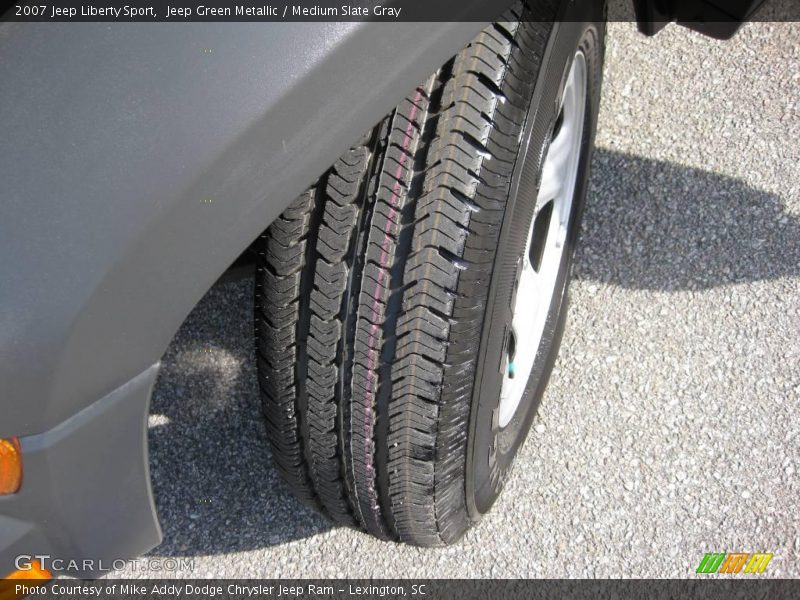 Jeep Green Metallic / Medium Slate Gray 2007 Jeep Liberty Sport