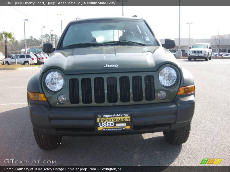 Jeep Green Metallic / Medium Slate Gray 2007 Jeep Liberty Sport