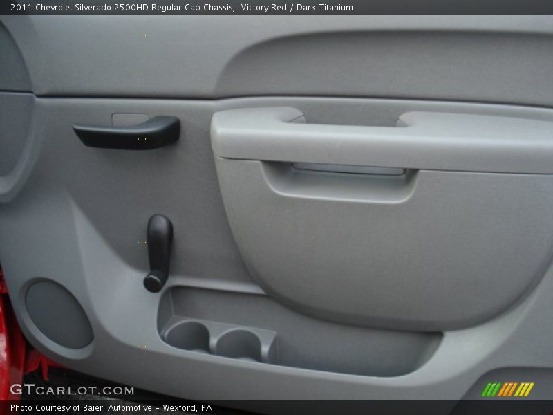Victory Red / Dark Titanium 2011 Chevrolet Silverado 2500HD Regular Cab Chassis