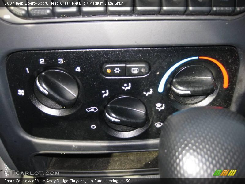Jeep Green Metallic / Medium Slate Gray 2007 Jeep Liberty Sport
