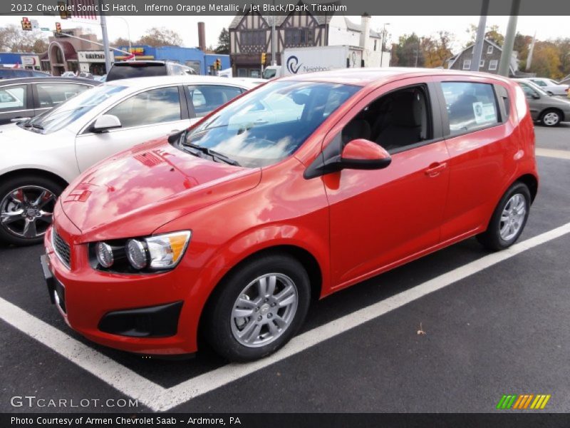 Front 3/4 View of 2012 Sonic LS Hatch
