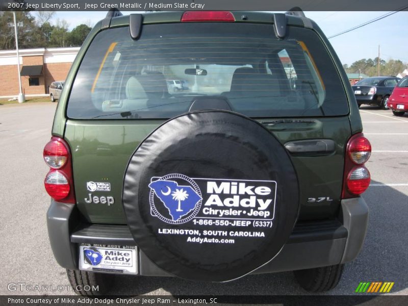 Jeep Green Metallic / Medium Slate Gray 2007 Jeep Liberty Sport