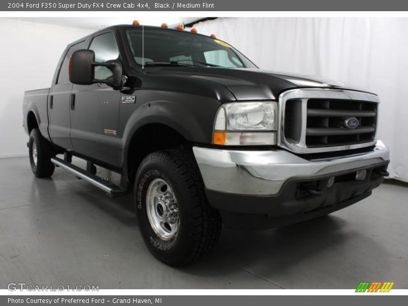 Black / Medium Flint 2004 Ford F350 Super Duty FX4 Crew Cab 4x4