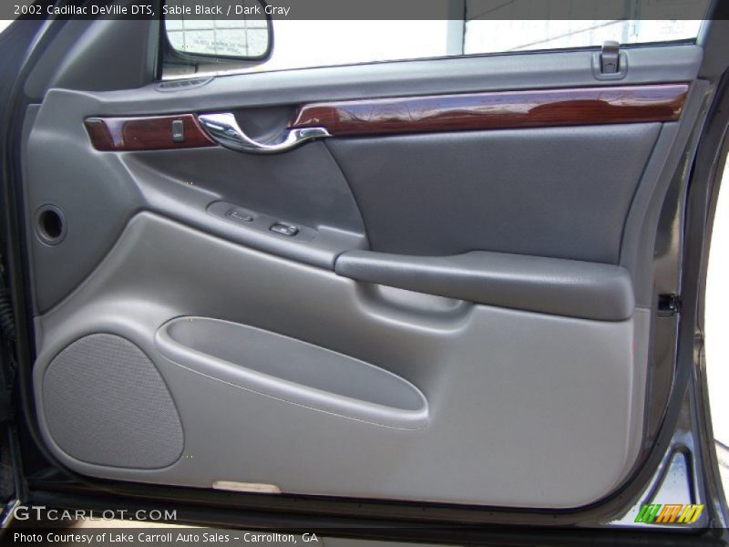 Sable Black / Dark Gray 2002 Cadillac DeVille DTS