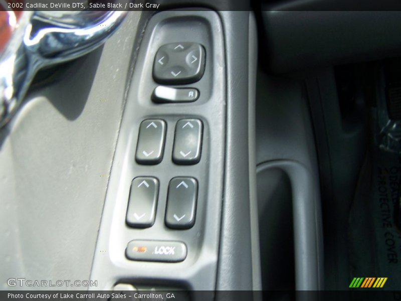 Sable Black / Dark Gray 2002 Cadillac DeVille DTS