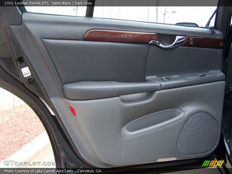 Sable Black / Dark Gray 2002 Cadillac DeVille DTS