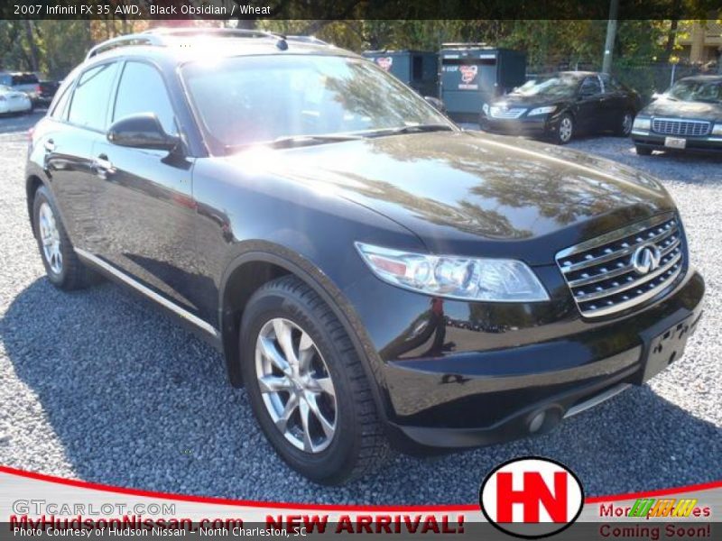 Black Obsidian / Wheat 2007 Infiniti FX 35 AWD