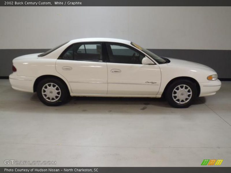 White / Graphite 2002 Buick Century Custom