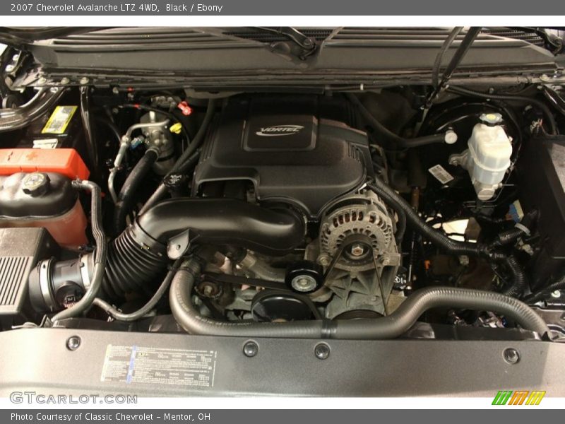 Black / Ebony 2007 Chevrolet Avalanche LTZ 4WD