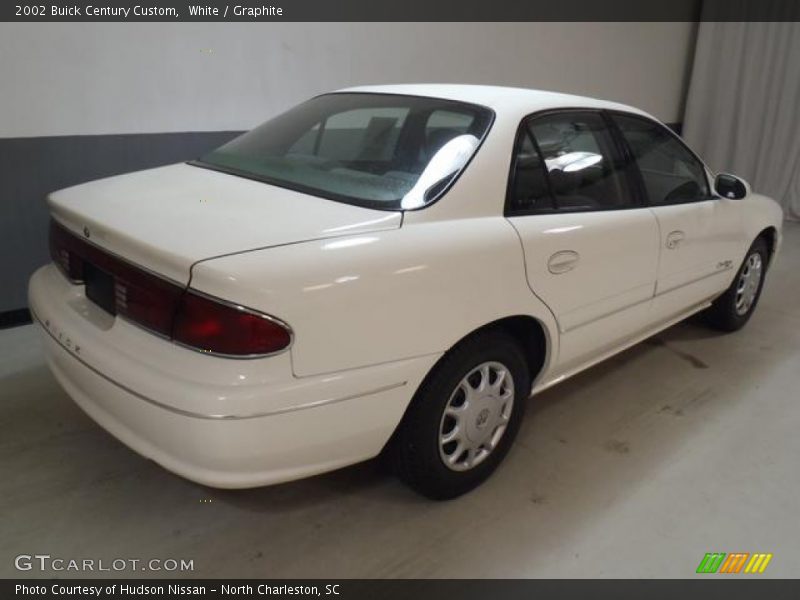 White / Graphite 2002 Buick Century Custom