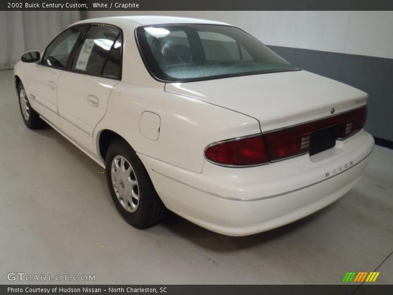 White / Graphite 2002 Buick Century Custom