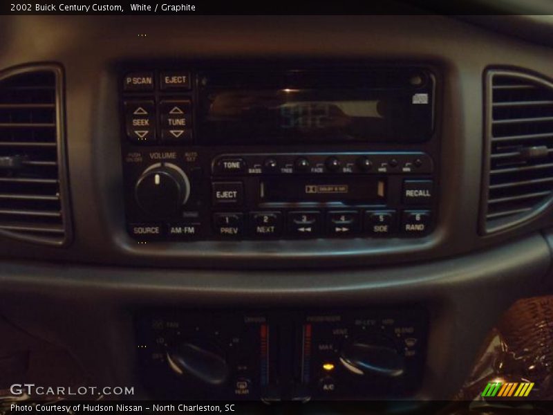 White / Graphite 2002 Buick Century Custom
