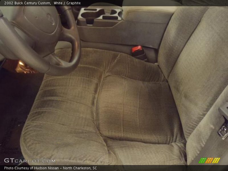 White / Graphite 2002 Buick Century Custom