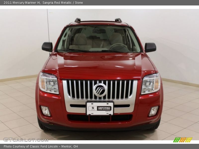 Sangria Red Metallic / Stone 2011 Mercury Mariner I4
