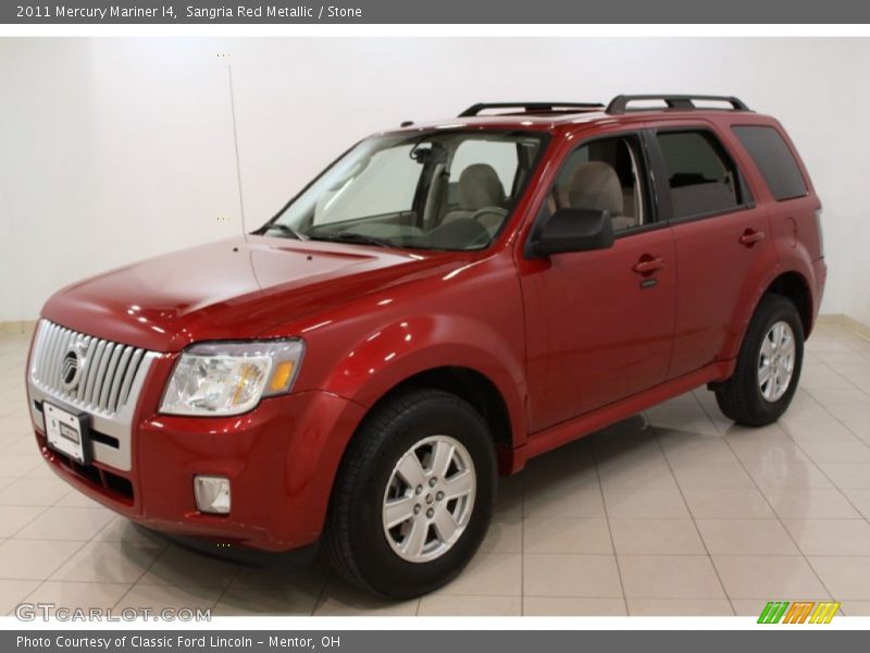 Sangria Red Metallic / Stone 2011 Mercury Mariner I4