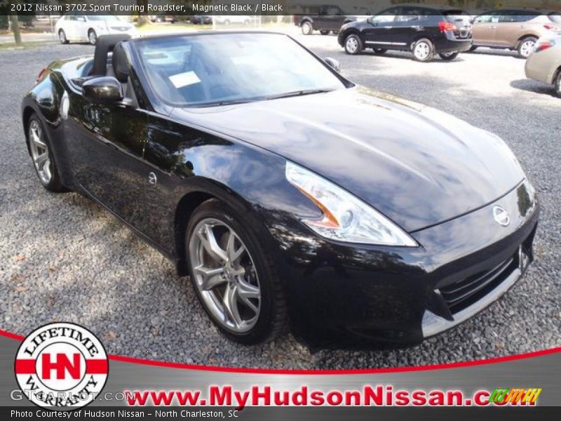 Magnetic Black / Black 2012 Nissan 370Z Sport Touring Roadster