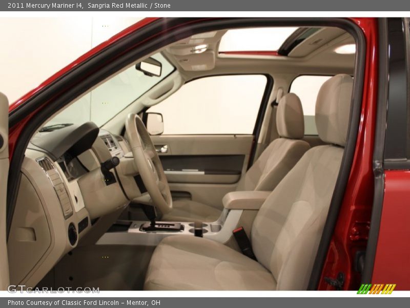 Sangria Red Metallic / Stone 2011 Mercury Mariner I4