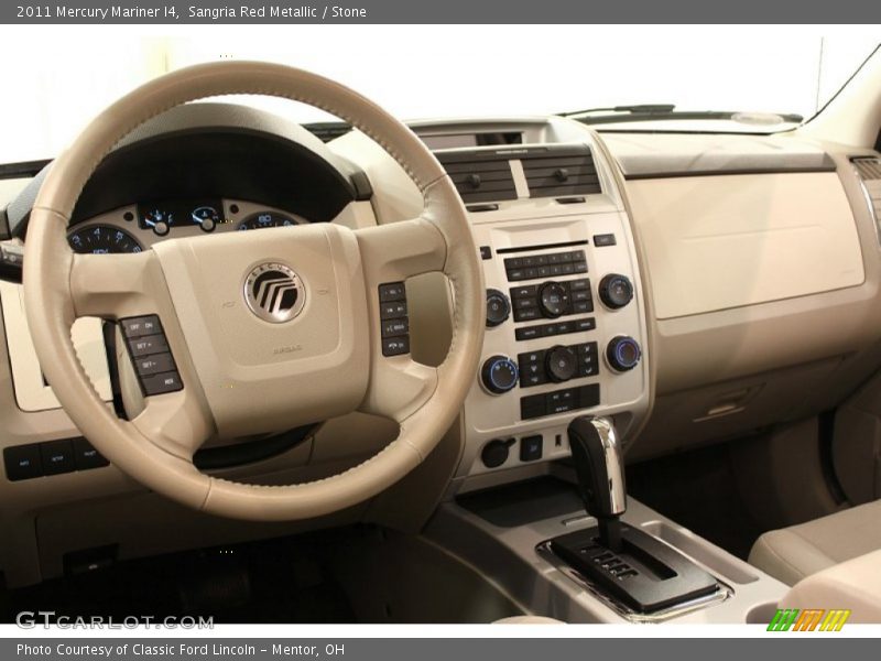 Sangria Red Metallic / Stone 2011 Mercury Mariner I4