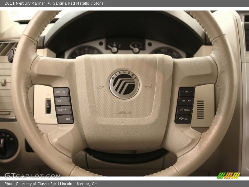 Sangria Red Metallic / Stone 2011 Mercury Mariner I4