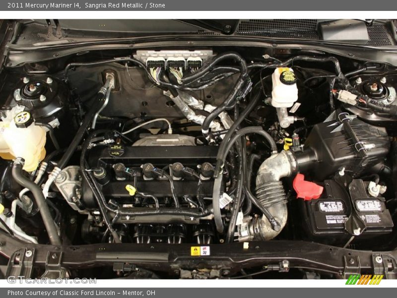 Sangria Red Metallic / Stone 2011 Mercury Mariner I4
