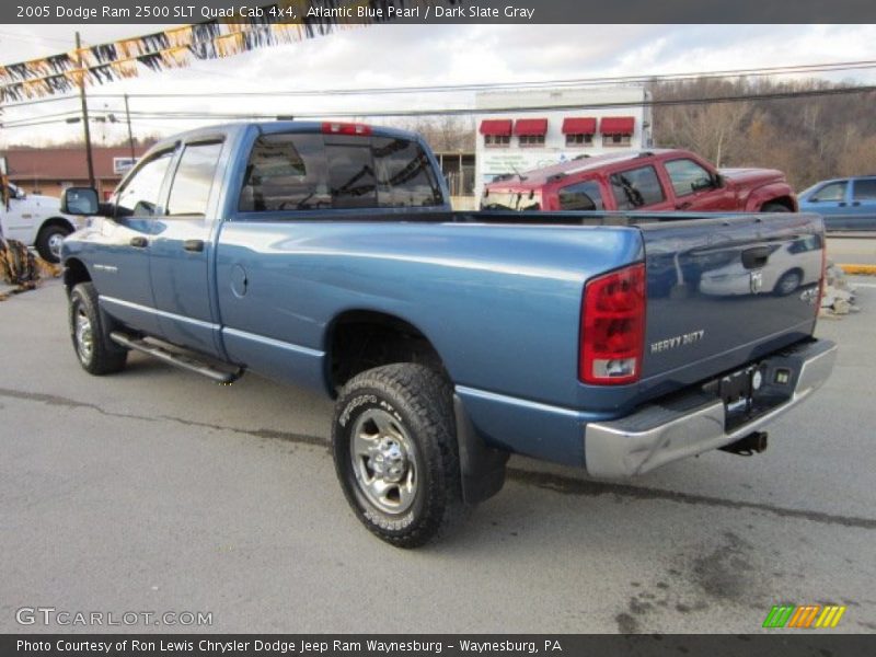 Atlantic Blue Pearl / Dark Slate Gray 2005 Dodge Ram 2500 SLT Quad Cab 4x4