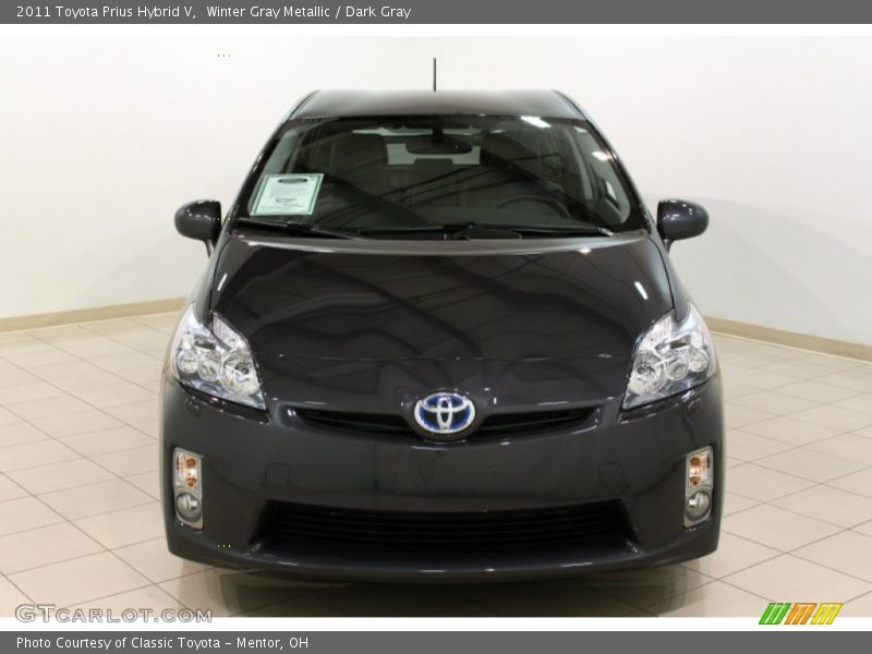 Winter Gray Metallic / Dark Gray 2011 Toyota Prius Hybrid V