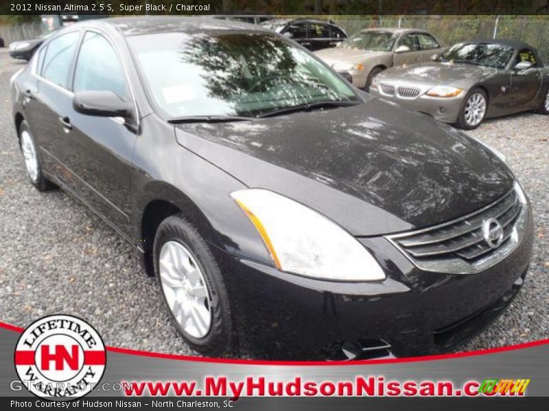 Super Black / Charcoal 2012 Nissan Altima 2.5 S
