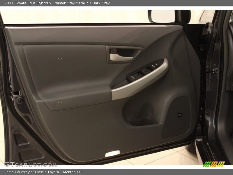 Winter Gray Metallic / Dark Gray 2011 Toyota Prius Hybrid V