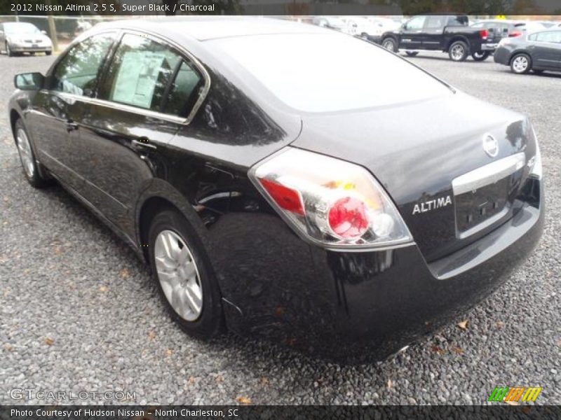 Super Black / Charcoal 2012 Nissan Altima 2.5 S